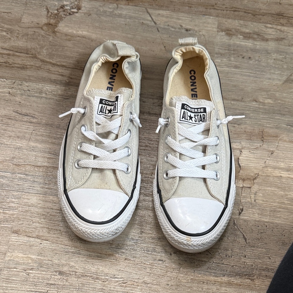 Converse All Star Off-White Canvas Sneakers